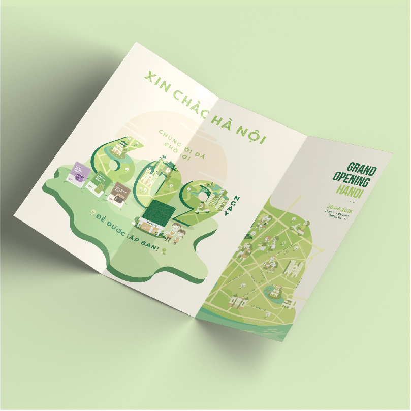 Thiết Kế Tờ Gấp 6 Mặt